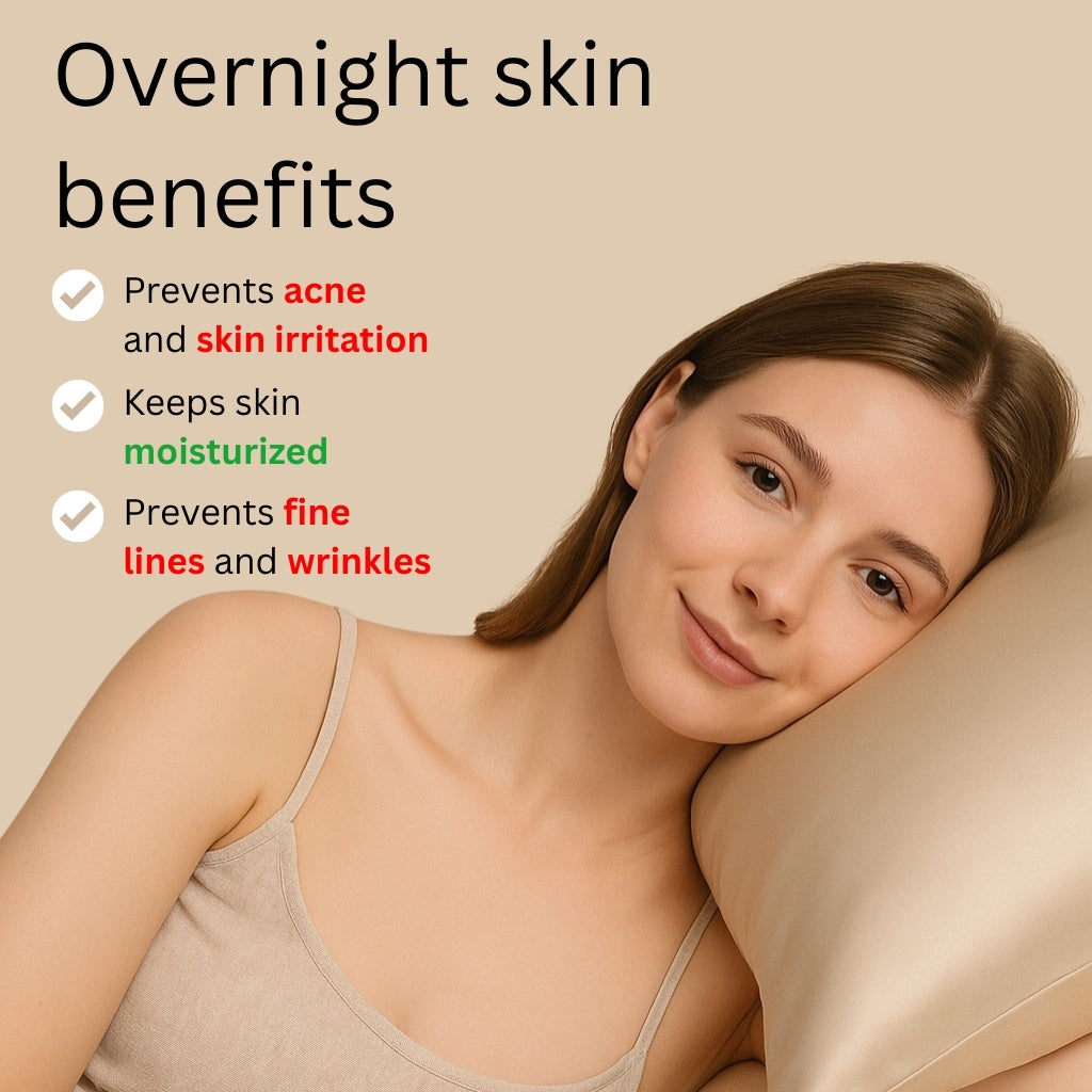 Premium Silk Pillowcase Champagne