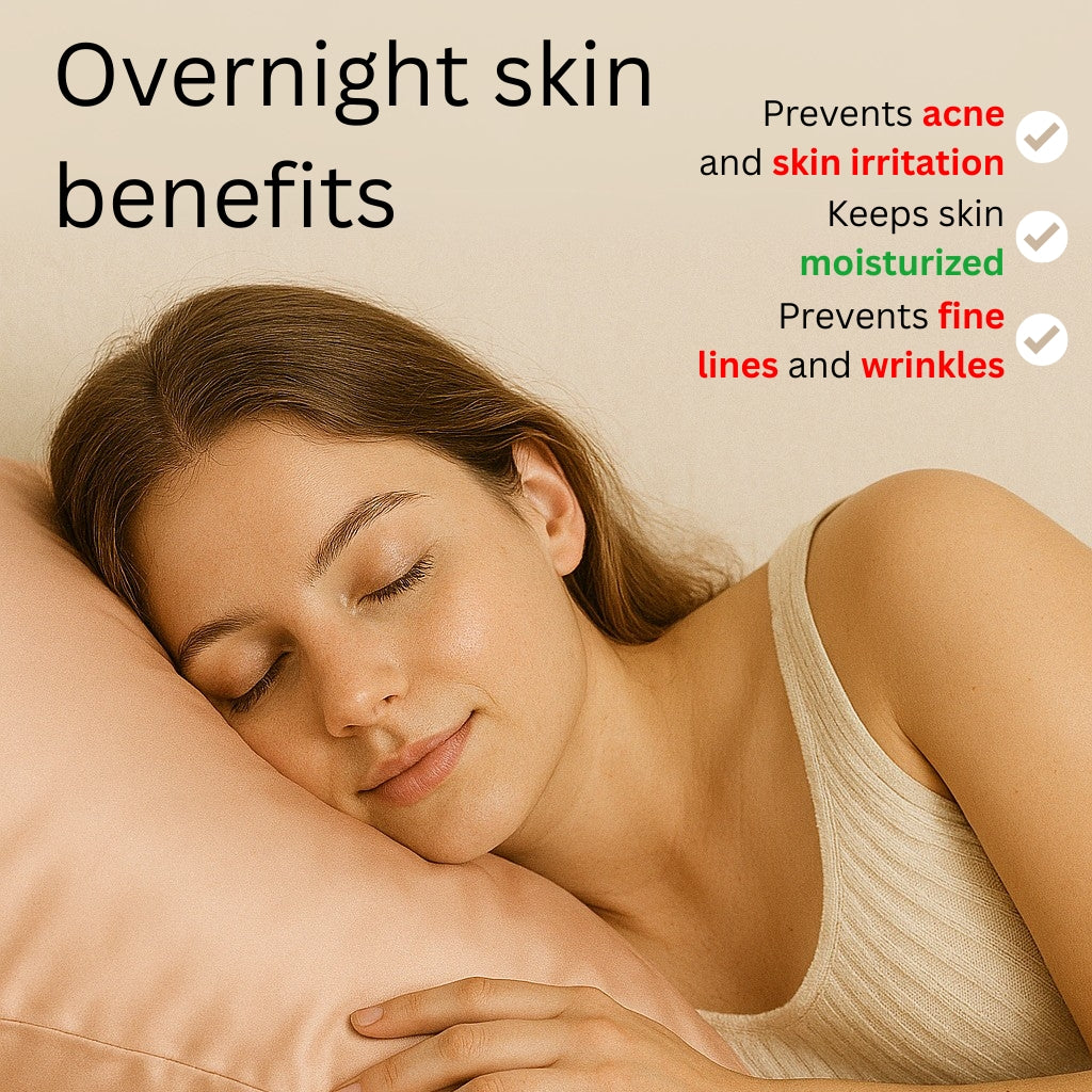 Premium Silk Pillowcase Cherry Pink