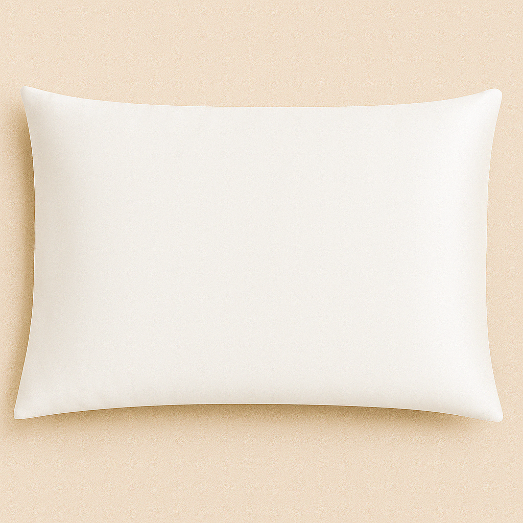 Premium Silk Pillowcase Ivory White
